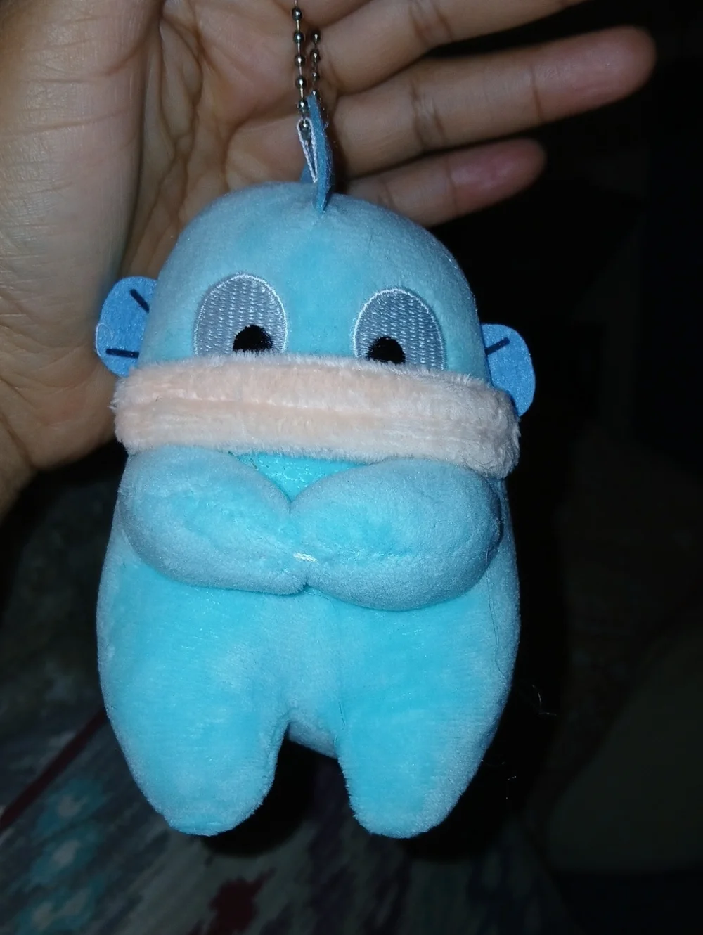 #hangy #sanrio Blue Plush Character #Keychain